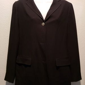 Evan-Picone Womens black Suit jacket size 12
